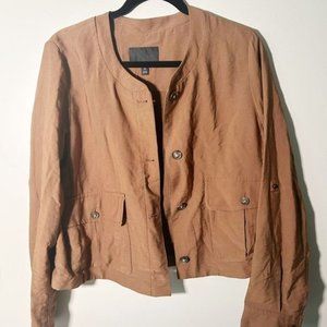 NWT Banana?Republic Trendy Classy Military Blouse 10